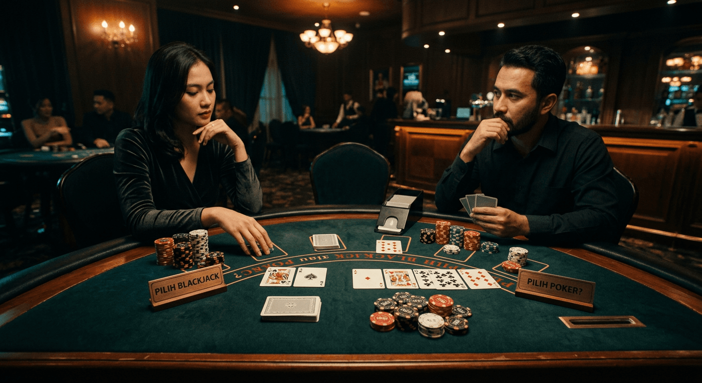 Card Game Strategy: Pilih Blackjack atau Poker?